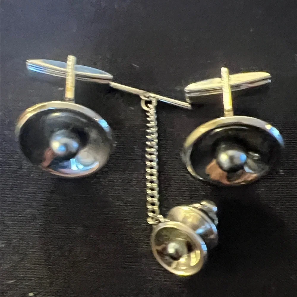 VTG Men's Cufflink & Tie Tack Set